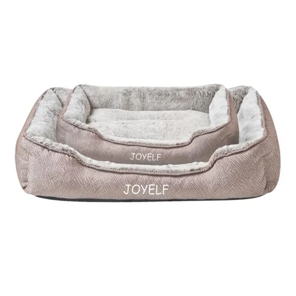 Dog Bed Washable Calming Pet Bed, Anti Anxiety Cat Bed & Sofa, Cute